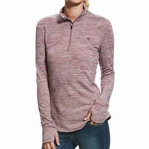 LIKE NEW Ariat Gridwork 1/4 Zip Baselayer Top XS